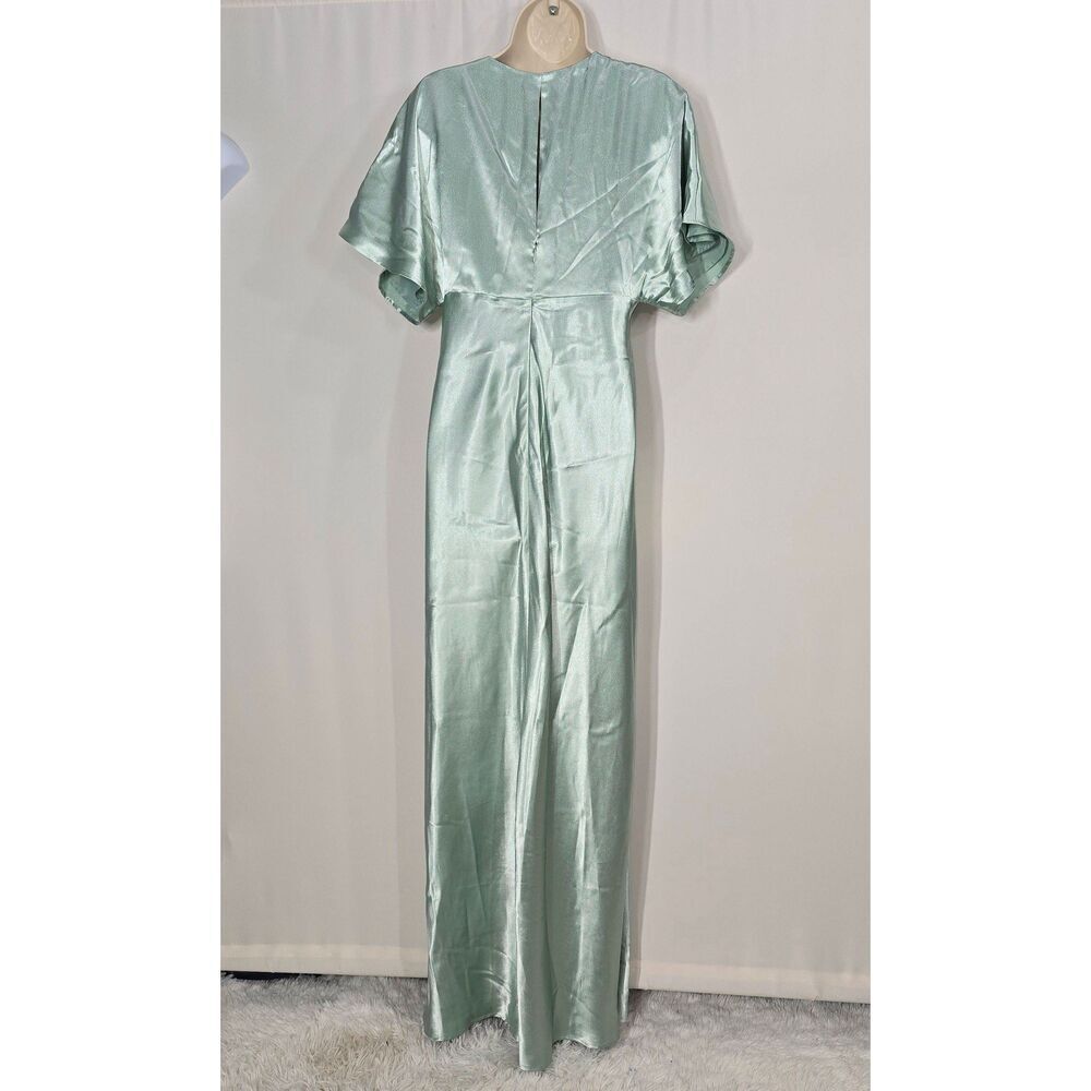 Birdy Grey Jesse Kimono Shiny Satin Dress Small - Picture 3 of 10